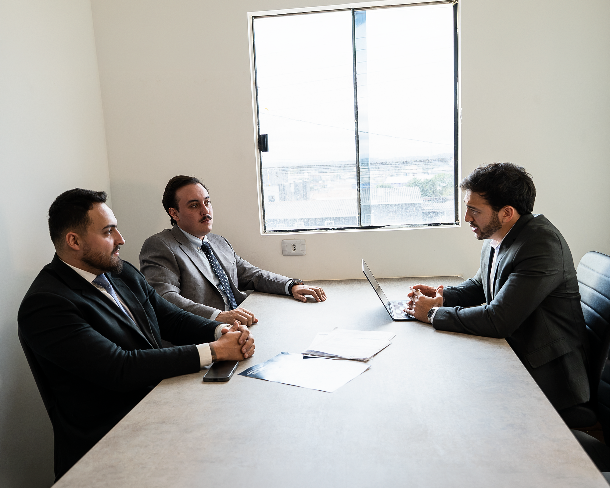 Reunião da equipe RHM com cliente